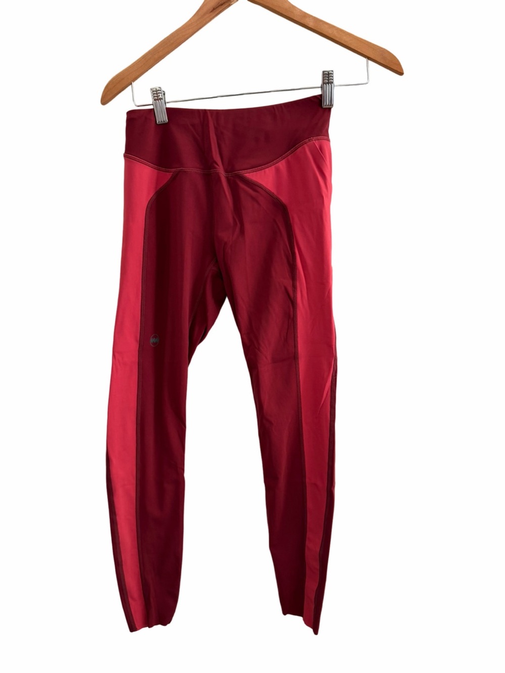 Janji Run Everywhere Red Performance Leggings Size Extra Small